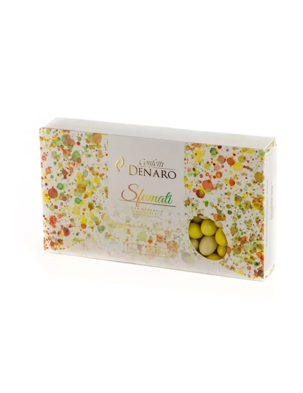 Confetti Sfumati Gialli Ciocco Mandorla 1 Kg. DENARO