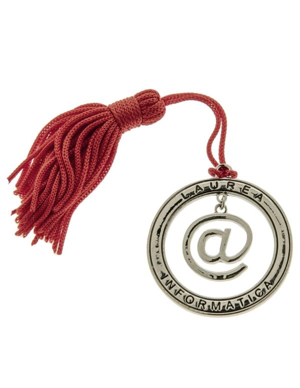 Cerchio Laurea Informatica diam. 4 cm. Sconti su quantità