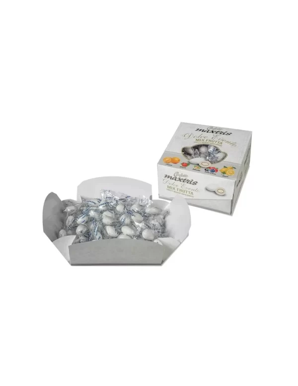 Confetti Mix Frutta Incartati  Bianchi 500 Gr. MAXTRIS