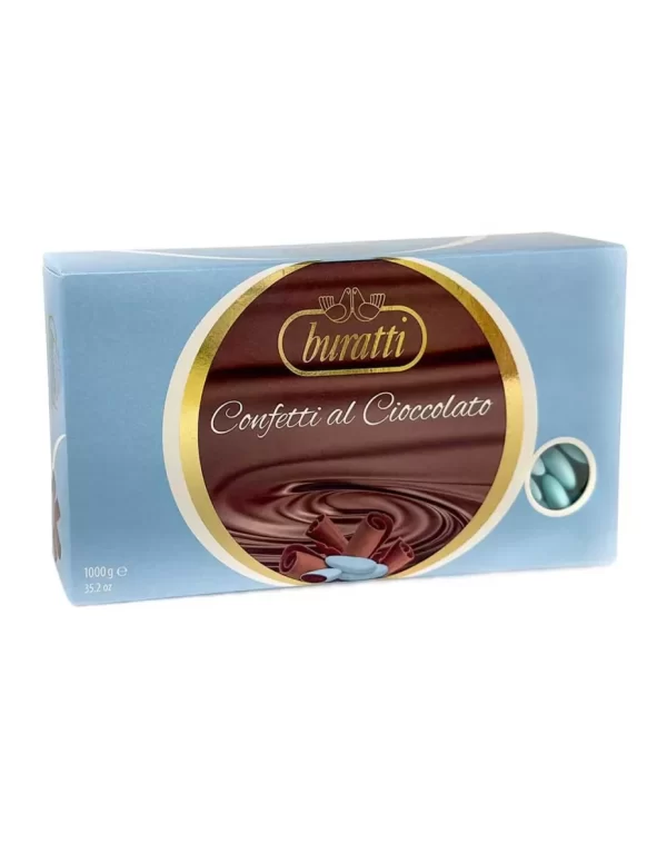 Confetti Cioccolato Colore Azzurro 1 Kg. BURATTI