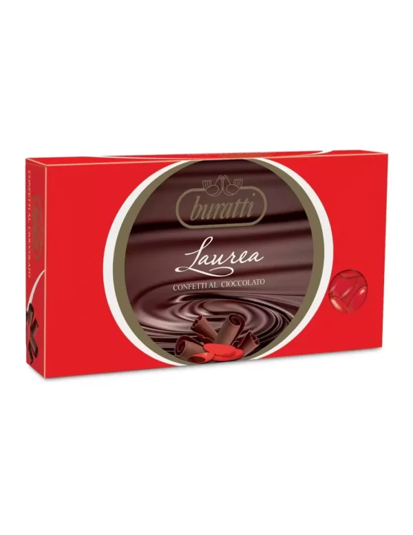 Confetti Cioccolato Colore Rosso 1 Kg. BURATTI