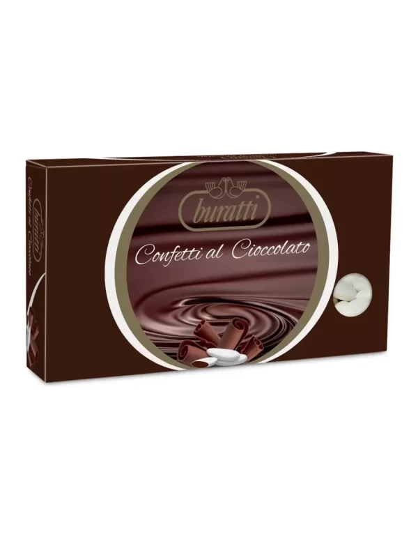 Confetti Cioccolato Colore Bianco 1 Kg. BURATTI